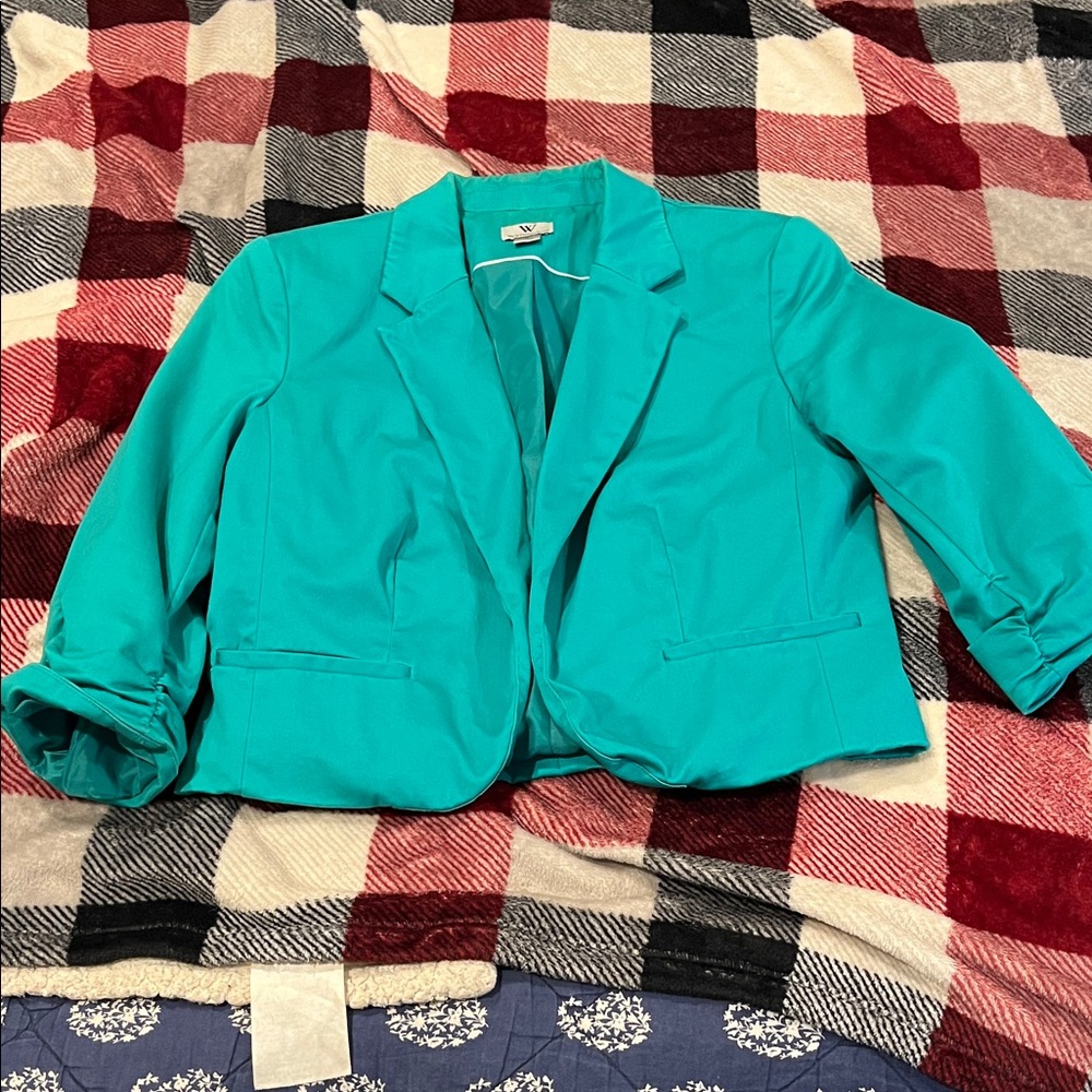 Women's Teal Blazer